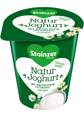 Stainzer Naturjoghurt gerührt mit natürlichem Fettgehalt 500g