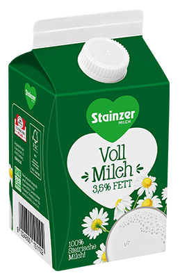 Stainzer Vollmilch 3,5% Fett 0,5L
